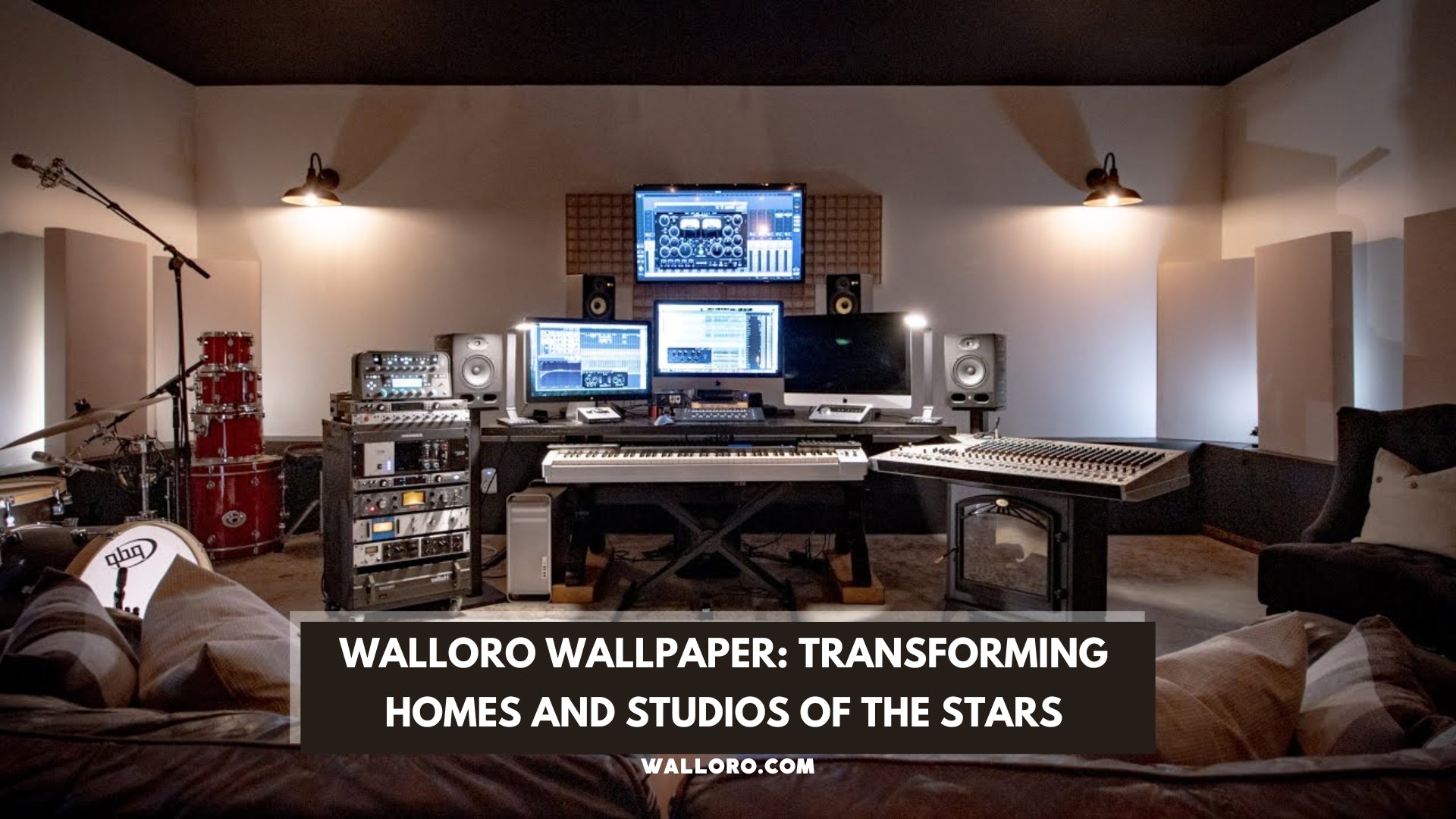 Walloro Wallpaper: Transforming Homes and Studios of the Stars