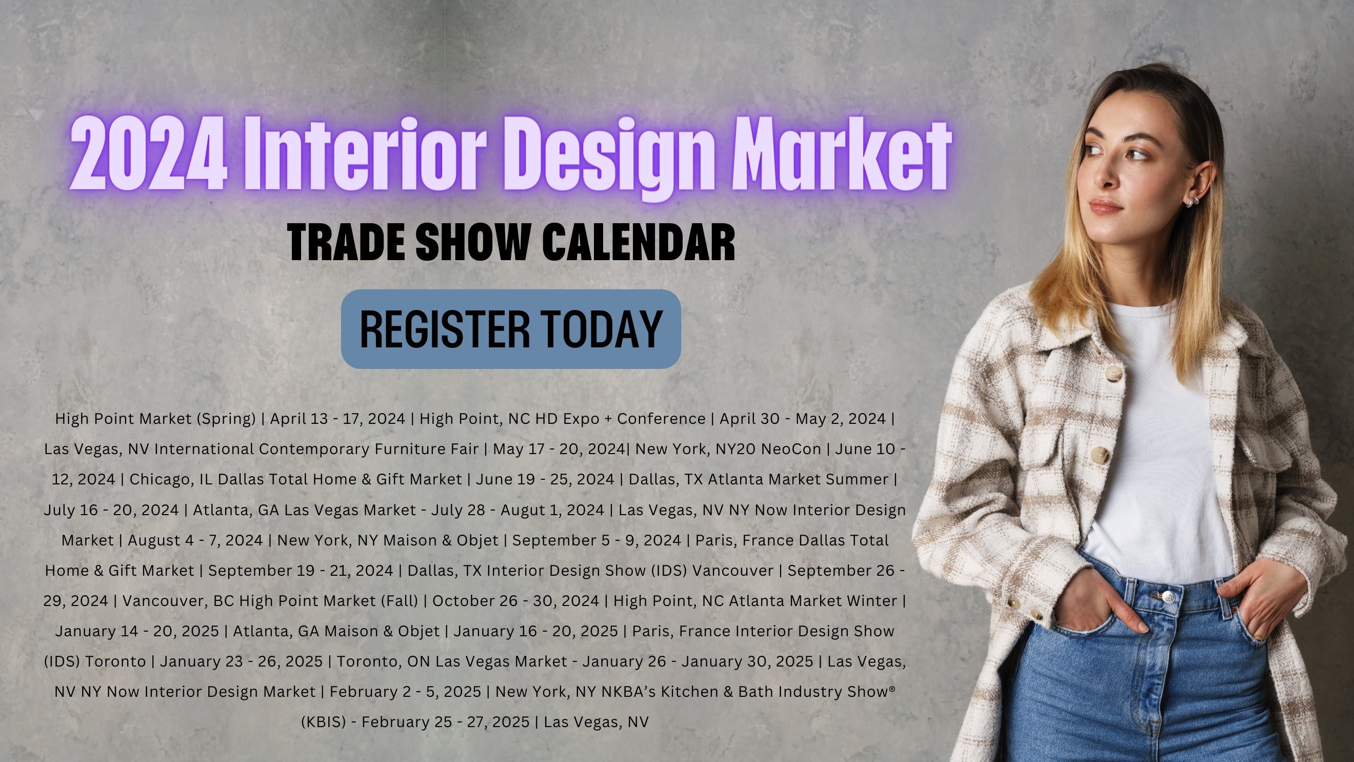 2024 Interior Design Market and Trade Show Calendar