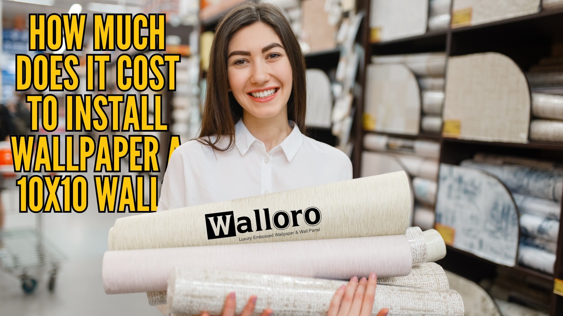 How much does it cost to install wallpaper a 10x10 wall?