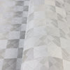 Luxury Beige Checkered Wallpaper, 3D Geometric Embossed Wallpaper, Vinyl, Non-Woven, Non-Pasted, Large 178 sq ft Roll, Washable, Removable - Walloro Luxury 3D Embossed Textured Wallpaper 