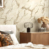 Modern Marble Effect Embossed Wallpaper, Textured Marbled 3D Light Color, Non-Woven, Non-Pasted, Large 178 sq ft Roll, Abstract, Washable - Walloro Luxury 3D Embossed Textured Wallpaper 