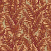 Beautiful Leaves Pattern Embossed Wallpaper, Textured Red Orange Wallcovering, Botanic, Plant, Trees, Non-Pasted, Extra Wide 178 sq ft Roll - Walloro Luxury 3D Embossed Textured Wallpaper 