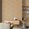 Elegant Wood Pattern 3D Embossed Wallpaper, Light Brown Farmhouse Lodge Realistic Wood Plank Textured Wall Covering - Walloro Luxury Embossed Textured Wallpaper 