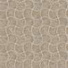 Round Geometric Shapes Deep Embossed Wallpaper, Light Brown Shiny Surface Textured Wall Accent Decor - Walloro Luxury 3D Embossed Textured Wallpaper 