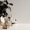 Off White Elegant Hexagon Embossed Wallpaper, Small Honeycomb Grid Pattern Textured wallcovering - Walloro Luxury 3D Embossed Textured Wallpaper 