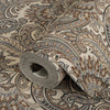 Stylish Paisley Washed Effect Wallpaper, Textured Wallcovering, Extra Large 114 sq ft Roll, Washable, Home Wall Decor, Accent Wall Decor - Walloro Luxury 3D Embossed Textured Wallpaper 
