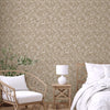 Brown Abstract Shimmering Wallpaper, Modern Luxury Sparkling Solid Color Wall Paper - Walloro Luxury 3D Embossed Textured Wallpaper 