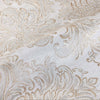 Beige Rich Baroque Damask Wallpaper Deep Embossed Shimmering Vintage Design - Walloro Luxury 3D Embossed Textured Wallpaper 