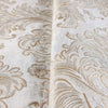 Beige Rich Baroque Damask Wallpaper Deep Embossed Shimmering Vintage Design - Walloro Luxury 3D Embossed Textured Wallpaper 