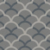 High-Quality Embossed Gray Teal Pattern Wallpaper, Home Wall Decor, Aesthetic Wallpaper, Textured Wallcovering Non-Adhesive and Non-Peel - Walloro Luxury 3D Embossed Textured Wallpaper 
