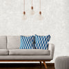 Off-White Modern Country Textured Wallpaper, Deep Embossed Distressed Wall Paper - Walloro Luxury Embossed Textured Wallpaper 