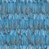 Beautiful Bird Feathers Embossed Wallpaper, Modern Textured Wallcovering, Large 178 sq ft Roll, Decorative Wall Paper, Blue Tropical Theme - Walloro Luxury 3D Embossed Textured Wallpaper 