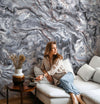 Large Marble Wall Mural, Marbled Wall Paper, Oversized Wall Art, Non-Woven, Non-Pasted, Removable, Large Abstract Wall Print Art - Walloro Luxury Embossed Textured Wallpaper 