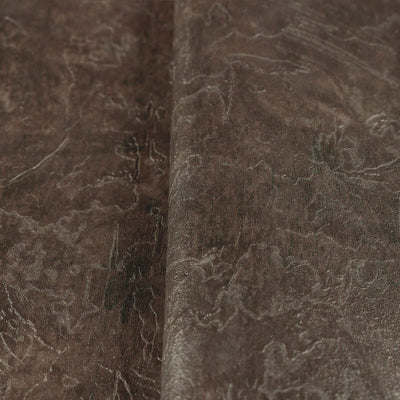 Abstract Distressed Embossed Wallpaper, Rich Textured Embossed Wallcovering, Traditional, Dark Brown Metallic, Extra Large 114 sq ft Roll - Walloro High End Wallcoverings & More