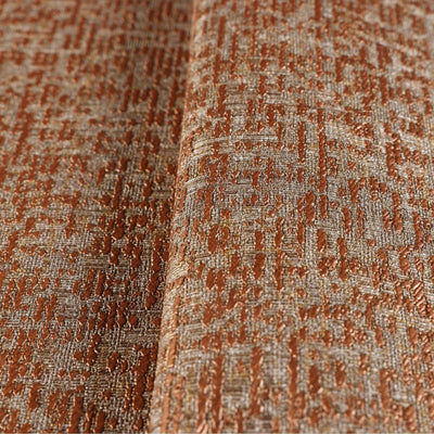 Abstract Glam 3D Embossed Wallpaper, Copper Metallic Accents Luxury Wallcovering, Washable, Durable Home and Commercial Use Wall Decor - Walloro High End Wallcoverings & More