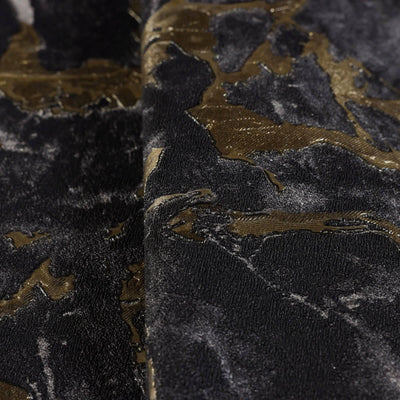 Beautiful Black Marble Gold Spark Embossed Wallpaper, Textured Shiny wall Covering for Store & Home, Elegant Wallpaper, Washable, 177 sq ft - Walloro High End Wallcoverings & More