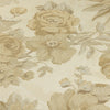 Beige Charming Floral Deep Embossed Wallpaper, Bloom Blossom Flower Design Interior Wall Decor - Walloro High End Wallcoverings & More