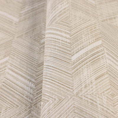 Beige Geometric Modern Textured Wallpaper, Contemporary Minimalist Wallcovering, Wall Accent - Walloro High End Wallcoverings & More