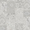 Beige Gray Elegant Patchwork Deep Embossed Wallpaper, 3D Textured Luxury Damask Wallcovering - Walloro High End Wallcoverings & More