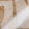 Beige Large Modern Chevron 3D Embossed Wallpaper, Modern Rich Textured Wallcovering - Walloro High End Wallcoverings & More