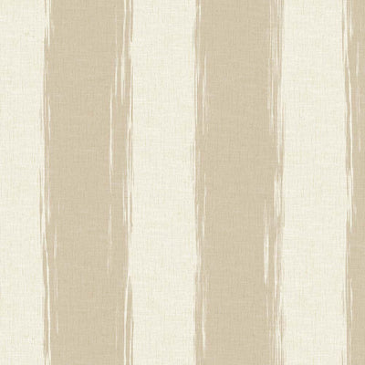 Beige Large Striped Wallpaper, Rich Textured Wallcovering, Traditional, White Light Color, Extra Large 114 sq ft Roll, Washable Modern Wall Paper - Walloro High End Wallcoverings & More