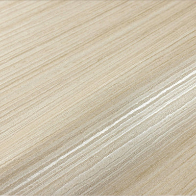 Beige Modern Embossed Striped Wallpaper, Plain Solid Color Textured Wallcovering - Walloro High End Wallcoverings & More