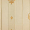 Beige Ornate Striped Wallpaper, Deep Embossed Regal Vintage Damask Wallcovering - Walloro High End Wallcoverings & More