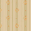 Beige Ornate Striped Wallpaper, Deep Embossed Regal Vintage Damask Wallcovering - Walloro High End Wallcoverings & More