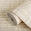 Beige Realistic Basket Weave Wallpaper, 3D Deep Embossed Premium Wallcovering - Walloro High End Wallcoverings & More