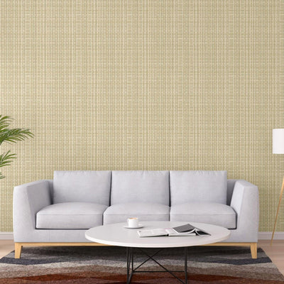 Beige Realistic Basket Weave Wallpaper, 3D Deep Embossed Premium Wallcovering - Walloro High End Wallcoverings & More