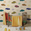 Boys Car Themed Textured Wallpaper, Boys Bedroom Wall Paper, Nursery Wallpaper, 114 sq ft, Cars Wall Decor, Kids Room Wallpaper, Washable - Walloro High End Wallcoverings & More