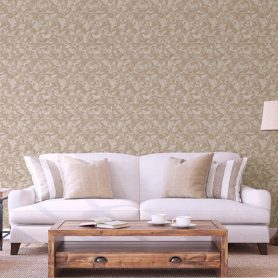 Brown Abstract Shimmering Wallpaper, Modern Luxury Sparkling Solid Color Wall Paper - Walloro High End Wallcoverings & More