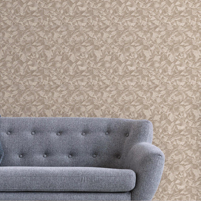 Brown Abstract Shimmering Wallpaper, Modern Luxury Sparkling Solid Color Wall Paper - Walloro High End Wallcoverings & More