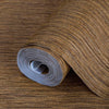 Brown Elegant Striped Embossed Wallpaper, Jute Natural Color Linen Textured Wallcovering - Walloro High End Wallcoverings & More