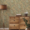 Brown Luxury Paisley Deep Embossed Wallpaper, Traditional Rich Textured Wallcovering - Walloro High End Wallcoverings & More