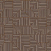 Brown Modern Geometric Shapes Wallpaper, Embossed Rich Textured Contemporary Wallcovering - Walloro High End Wallcoverings & More