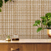 Brown Realistic Basket Weave Wallpaper, 3D Deep Embossed Premium Wallcovering - Walloro High End Wallcoverings & More