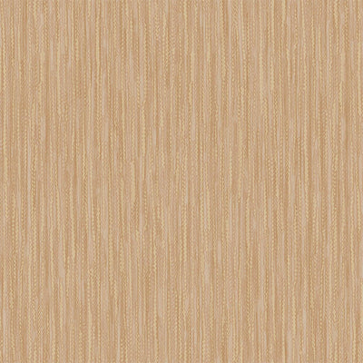 Brown Shiny 3D Embossed Striped Wallpaper, Plain Color Textured Wall Paper - Walloro High End Wallcoverings & More