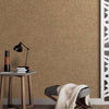 Brown Sprakling Linen Texture Textured Wallpaper, Classical Woven Fabric Decorative Wallcovering - Walloro High End Wallcoverings & More