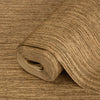 Brown Striped Embossed Wallpaper, Jute Natural Color Linen Textured Wallcovering - Walloro High End Wallcoverings & More