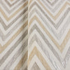 Chevron Wallpaper, Off White, Silver Geometric Deep Embossed Zigzag Pattern Geometric Wallcovering - Walloro High End Wallcoverings & More