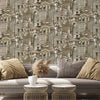 Cityscape Buildings Wallpaper, Rich Textured Wallcovering, Traditional, Modern Wallpaper, Extra Large 114 sq ft Roll, Washable, Sturdy - Walloro High End Wallcoverings & More