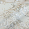 Cream Luxury Paisley Deep Embossed Wallpaper, Traditional Rich Textured Wallcovering - Walloro High End Wallcoverings & More