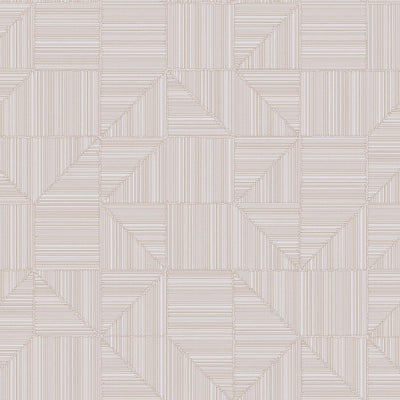 Cream Modern Geometric Shapes Wallpaper, Embossed Rich Textured Contemporary Wallcovering - Walloro High End Wallcoverings & More