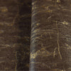 Dark Brown Luxury Leather Look Faux Wallpaper, 3D Embossed textured, Metallic rustic Patterns Decor - Walloro High End Wallcoverings & More