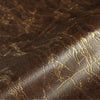 Dark Brown Luxury Leather Look Faux Wallpaper, 3D Embossed textured, Metallic rustic Patterns Decor - Walloro High End Wallcoverings & More