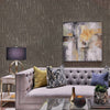 Dark Neutral Distressed Solid Color Wallpaper, 3D Embossed Shiny Wallcovering, Weathered Effect - Walloro High End Wallcoverings & More