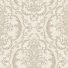 Deep Embossed Sparkling Damask Wallpaper, Stylish Cream Glittering Luxury Fabric Feel Vivid Colors, Home Commercial Use, Easy Clean, Water Resistant - Walloro High End Wallcoverings & More