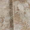 Distressed Metallic Wallpaper, Beige 3D Deep Embossed Shiny Rustic Aged Industrial Design - Walloro High End Wallcoverings & More