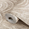 Elegant Beige Striped Embossed Wallpaper, Non-Adhesive - 113 sq ft - Walloro High End Wallcoverings & More